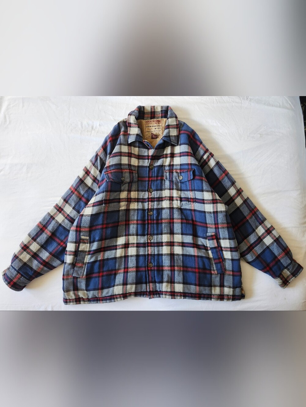Vintage Abercrombie & Fitch Plaid Barn Jacket